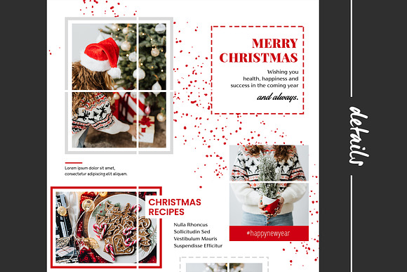 Christmas Instagram Puzzle Templates in Instagram Templates - product preview 5