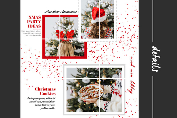 Christmas Instagram Puzzle Templates in Instagram Templates - product preview 6