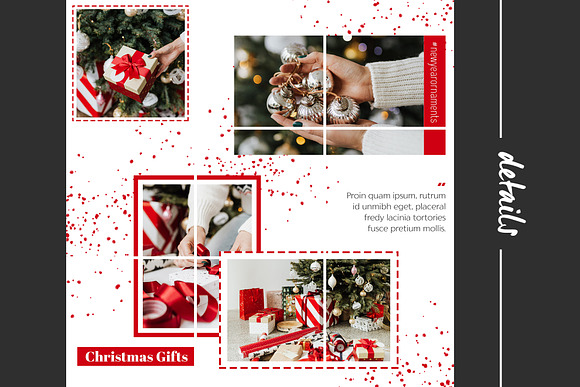 Christmas Instagram Puzzle Templates in Instagram Templates - product preview 7