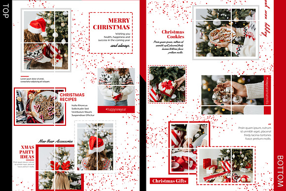 Christmas Instagram Puzzle Templates in Instagram Templates - product preview 8