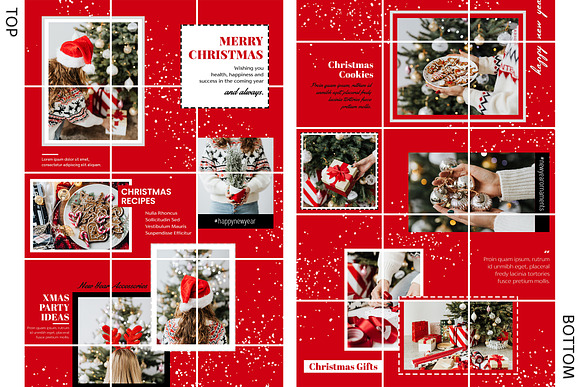 Christmas Instagram Puzzle Templates in Instagram Templates - product preview 9