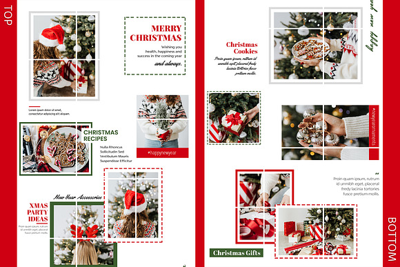 Christmas Instagram Puzzle Templates in Instagram Templates - product preview 10