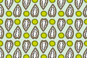 Cacao Bean Seamless Pattern2