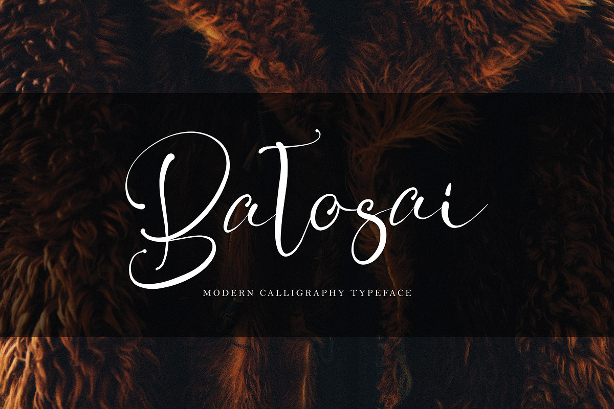 Batosai in Script Fonts - product preview 8