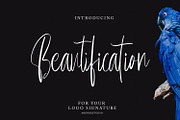 Beautification - Signature Font