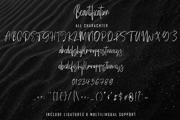 Beautification - Signature Font in Script Fonts - product preview 7
