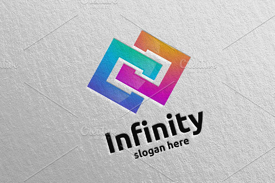 Infinity loop logo Design 6 in Logo Templates - product preview 8