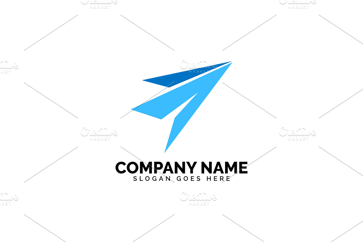 paper plane logo in Logo Templates - product preview 8