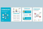 Stomatology brochure template layout