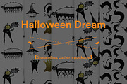 Halloween Dream(5 seamless patterns)