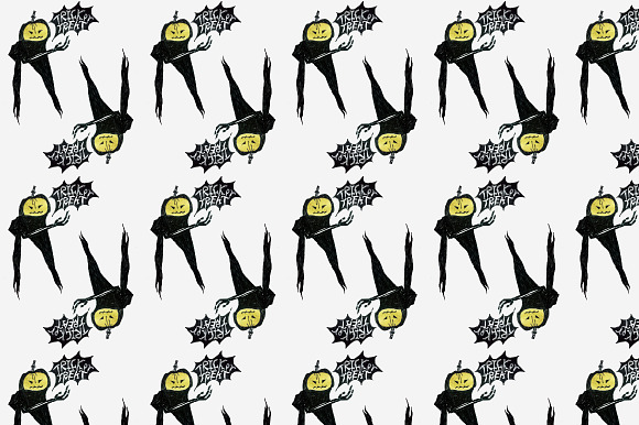 Halloween Dream(5 seamless patterns) in Patterns - product preview 4