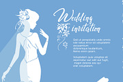 Couple, bride, groom, wedding card