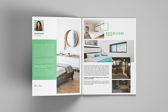 Interior Portfolio Brochure in Brochure Templates - product preview 1