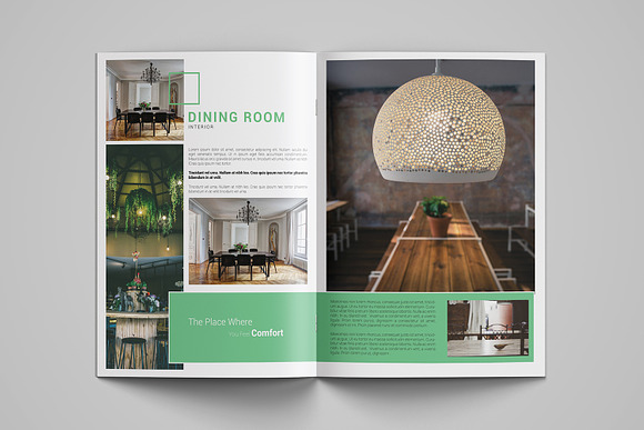 Interior Portfolio Brochure in Brochure Templates - product preview 3
