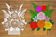 Floral Decoration (4) SVG Cut Files.