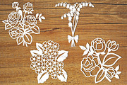Flowers  SVG Cut Files.