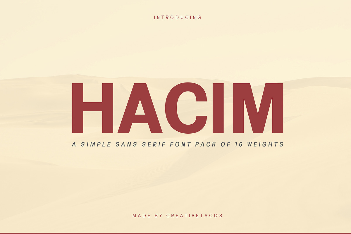Hacim Simple Sans Serif Font Family in Sans-Serif Fonts - product preview 8