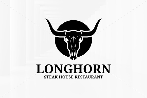 Long Horn Logo Template in Logo Templates - product preview 1