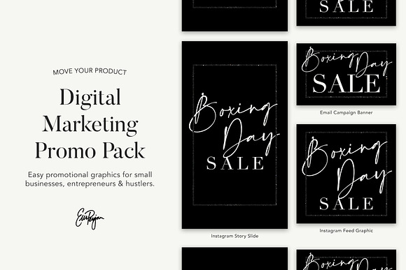 Boxing Day Sale Promo Pack in Instagram Templates - product preview 1