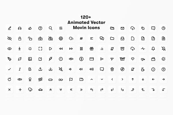 Animated Vector Icons - Movin Icons
