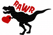 Rawr.Dinosaur.SVG.Valentine