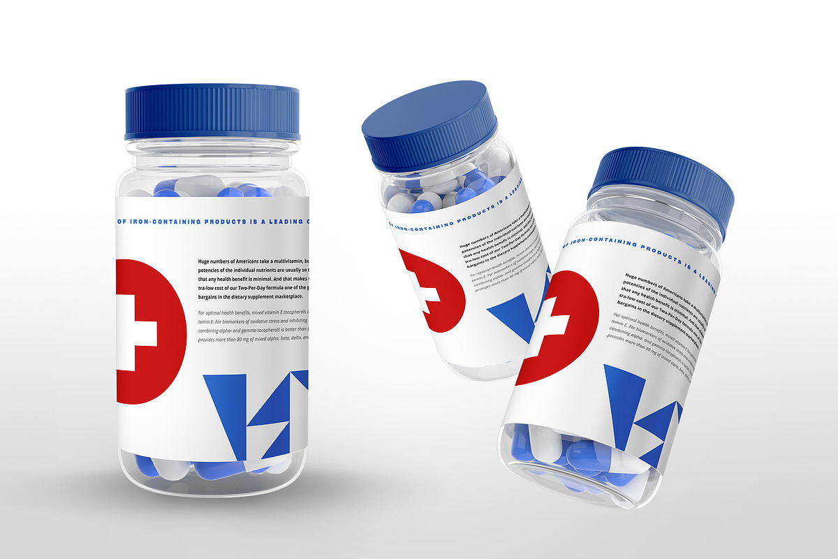 Pills Bottle Mockups in Product Mockups - product preview 8