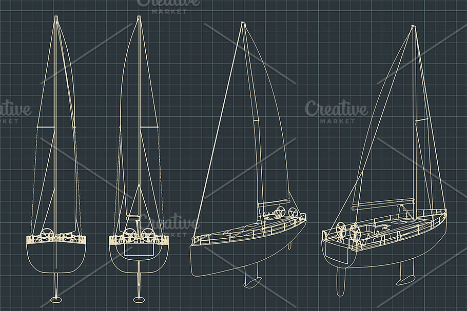 Sailing yacht Blueprints