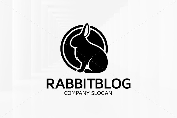 Rabbit Blog Logo Template in Logo Templates - product preview 1