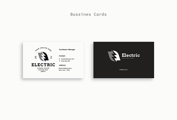 Electric - Premium Logo Template in Logo Templates - product preview 4