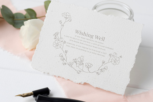 Elegant Floral Wedding Suite in Wedding Templates - product preview 6