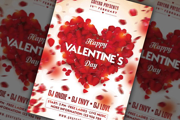 Valentines Flyer in Flyer Templates - product preview 1