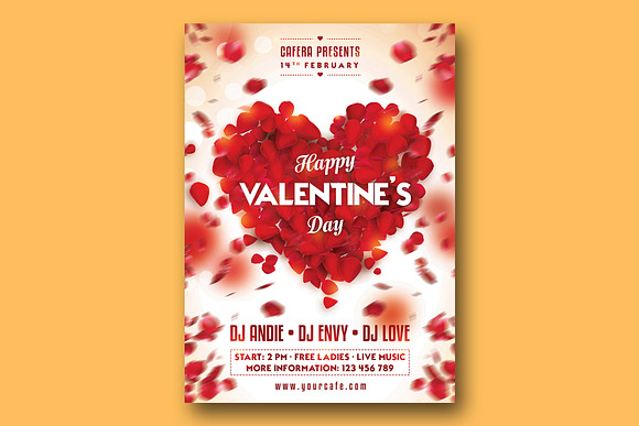 Valentines Flyer in Flyer Templates - product preview 2