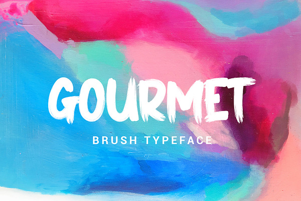 GOURMET // STRONG BOLD FONTS