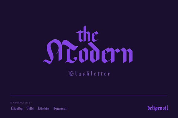 Woliy Medium Font in Blackletter Fonts - product preview 2