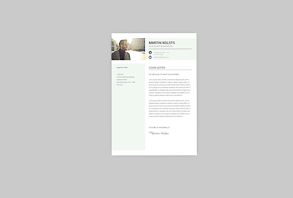Martin Account Resume Designer in Resume Templates - product preview 1