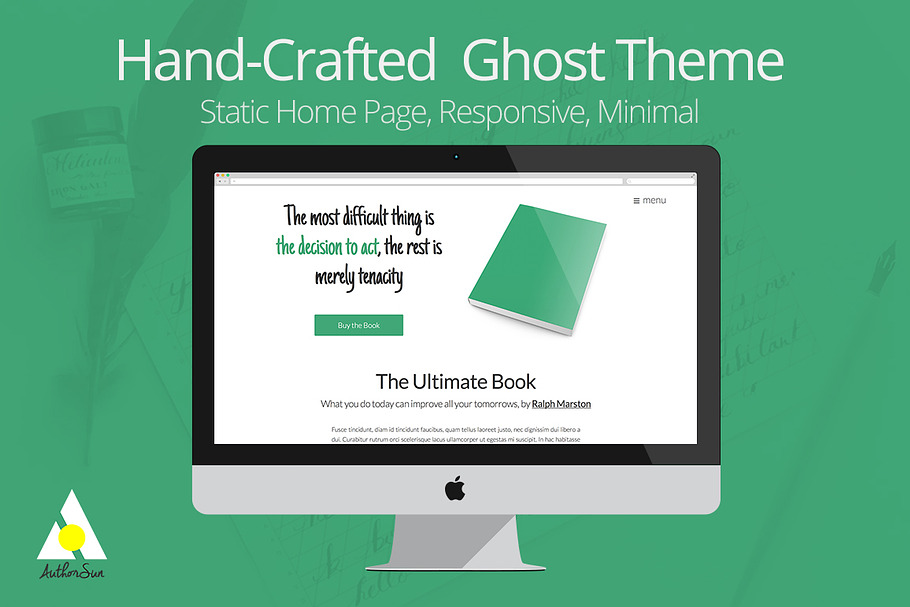 Hand-Crafted Ghost Theme for Authors in Ghost Themes - product preview 8