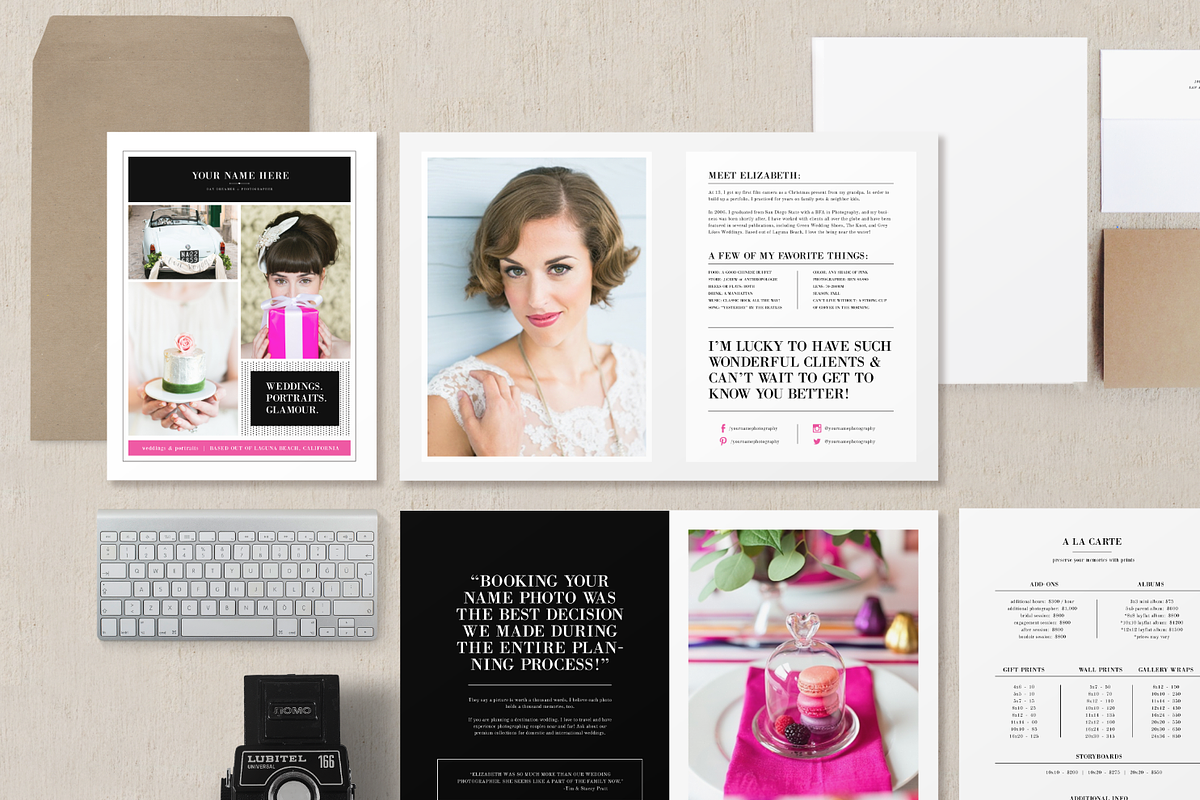 Magazine Template for Photographers in Brochure Templates - product preview 8