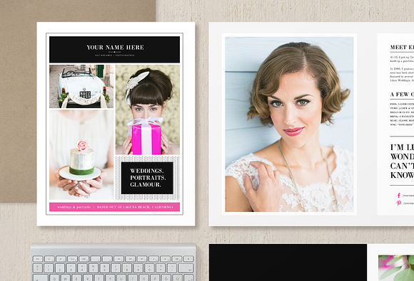 Magazine Template for Photographers in Brochure Templates - product preview 2