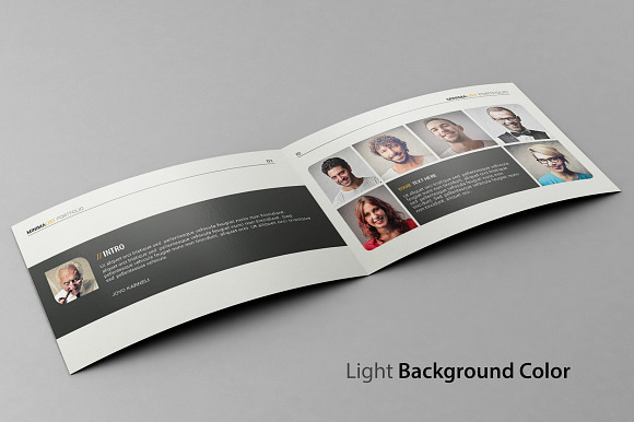 Minimalist Portfolio Brochure in Brochure Templates - product preview 1