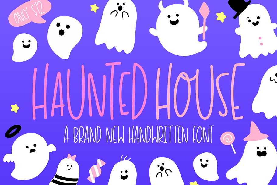 Haunted House Font in Display Fonts - product preview 8