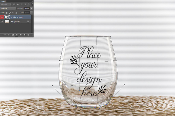 Stemless wine glass mockup tumbler in Product Mockups - product preview 3