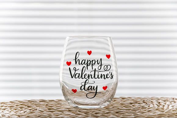 Stemless wine glass mockup tumbler in Product Mockups - product preview 7