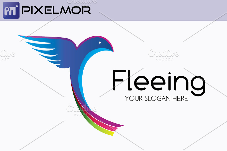 Fleeing Logo in Logo Templates - product preview 8