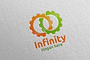 Infinity loop logo Design 8
