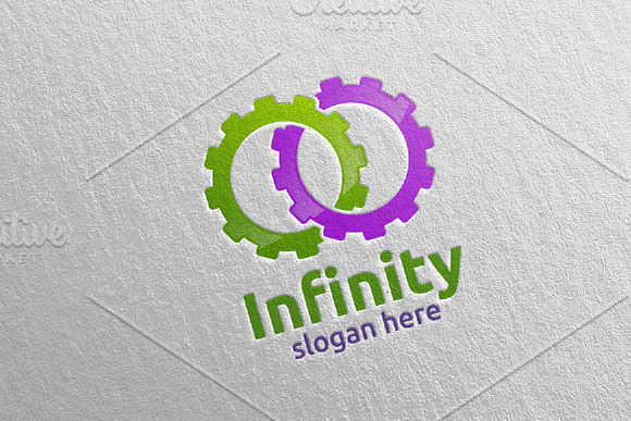 Infinity loop logo Design 8 in Logo Templates - product preview 1