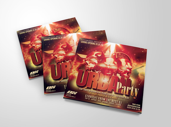 Urban Party Flyer in Flyer Templates - product preview 1