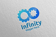 Infinity loop logo Design 9