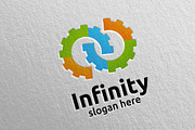 Infinity loop logo Design 11