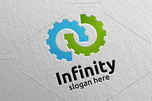 Infinity loop logo Design 11 in Logo Templates - product preview 1