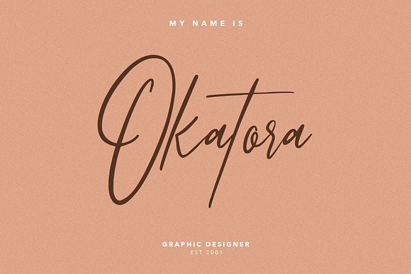 Osttrola Handwritting Font in Script Fonts - product preview 1
